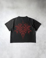 Demon Scar Red Oversized Tee