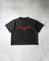 Demon Scar Red Oversized Tee