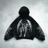 Lucifer Agony - Oversized Street Hoodie