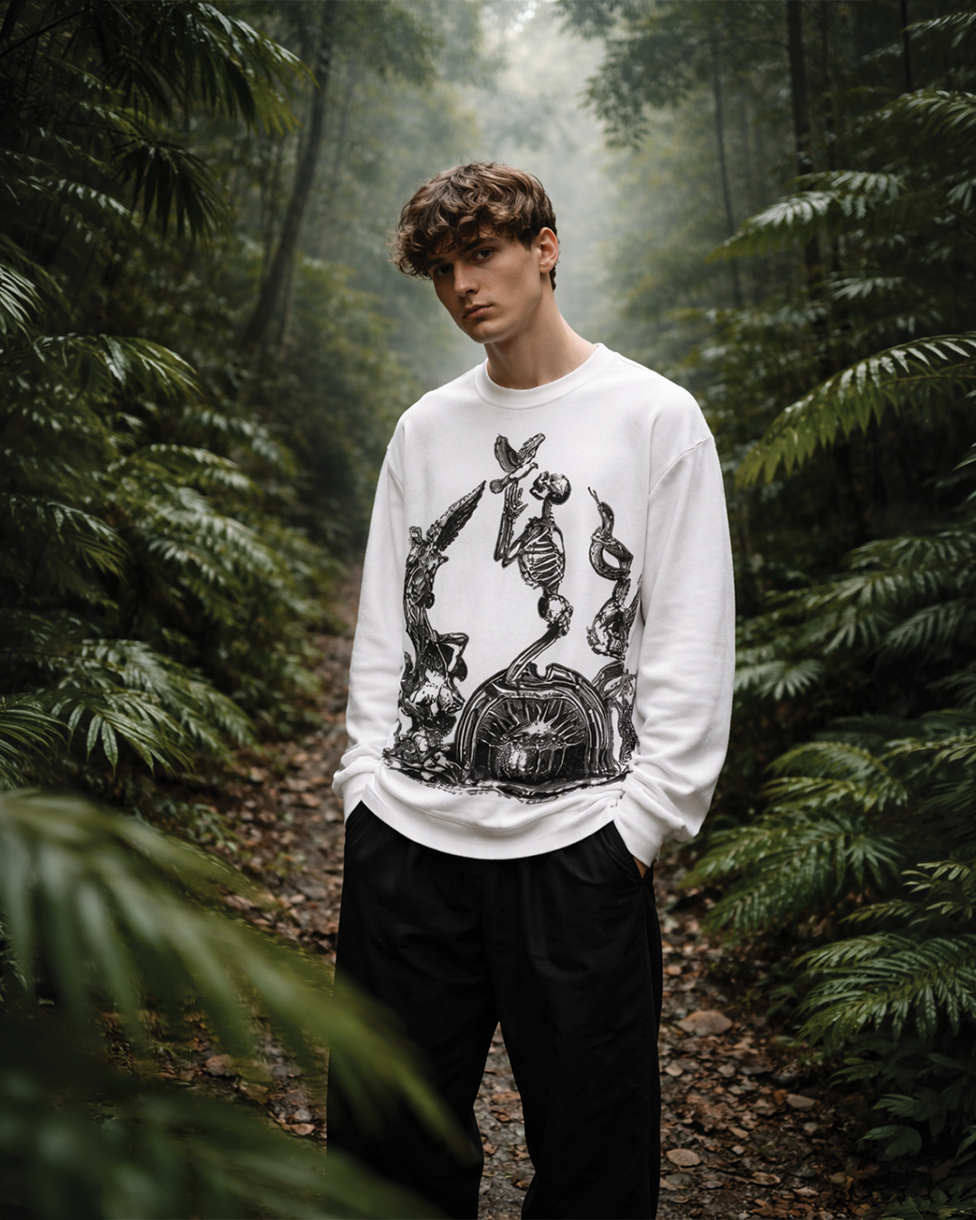 Ashes to Eden Waffle Knit T-shirt
