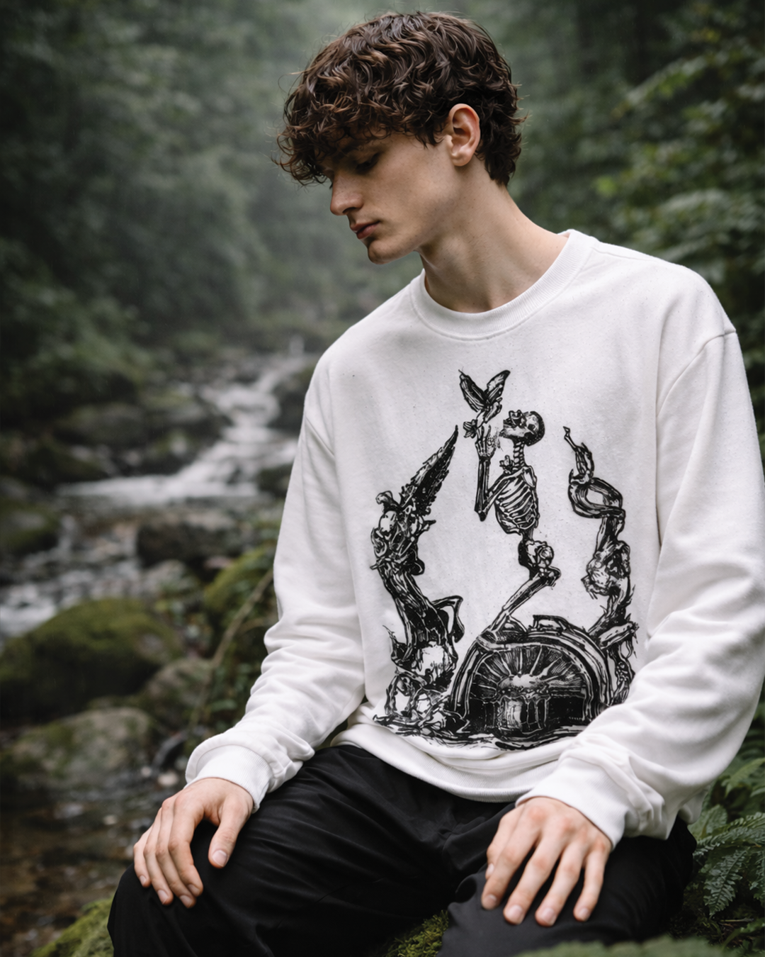 Ashes to Eden Waffle Knit T-shirt