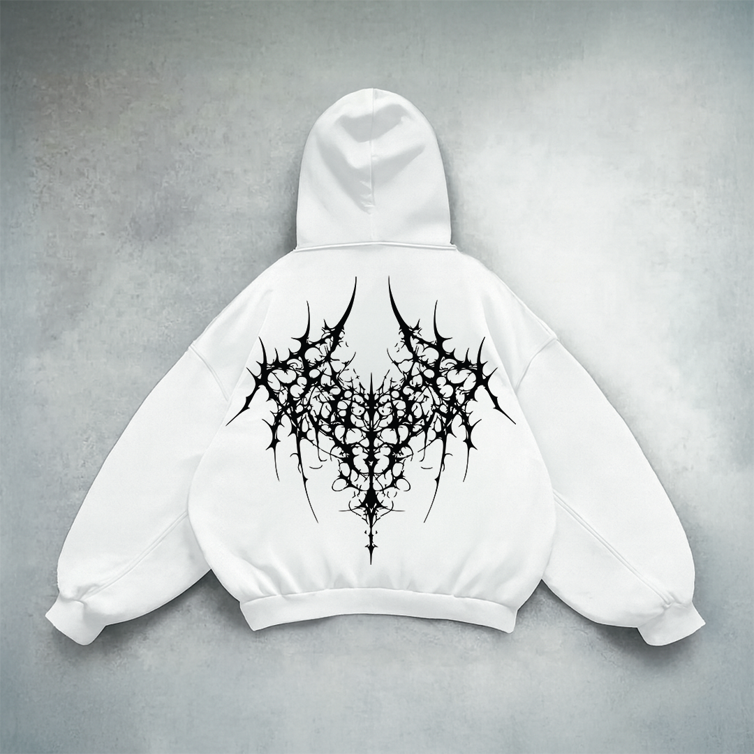 Demon Nerve Hoodie – White Variant
