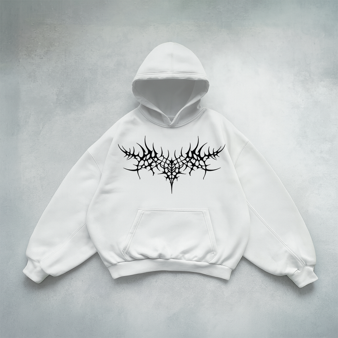 Demon Nerve Hoodie – White Variant