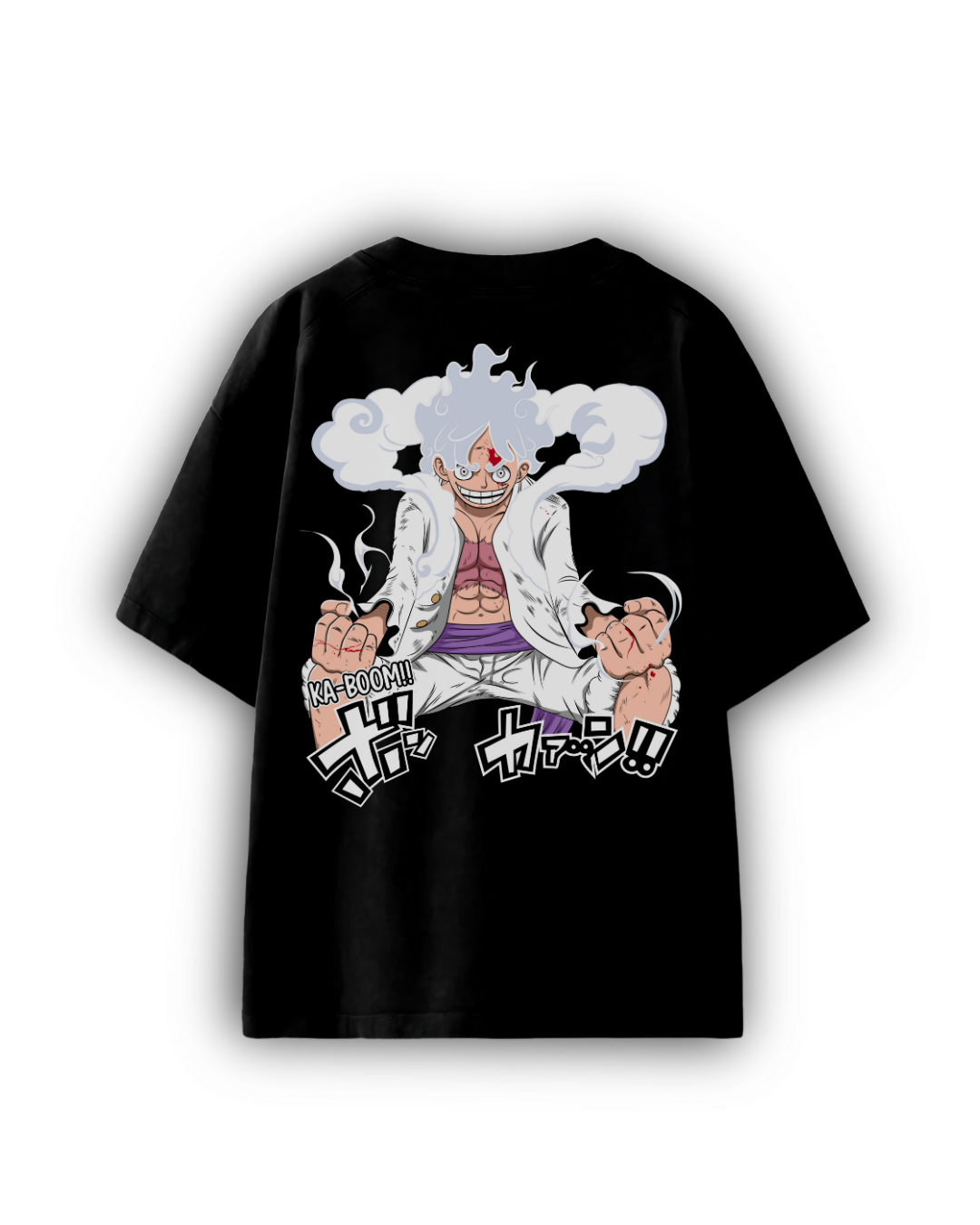 Boundless Gear - Luffy Gear 5 Oversized T-shirt - Senpaii