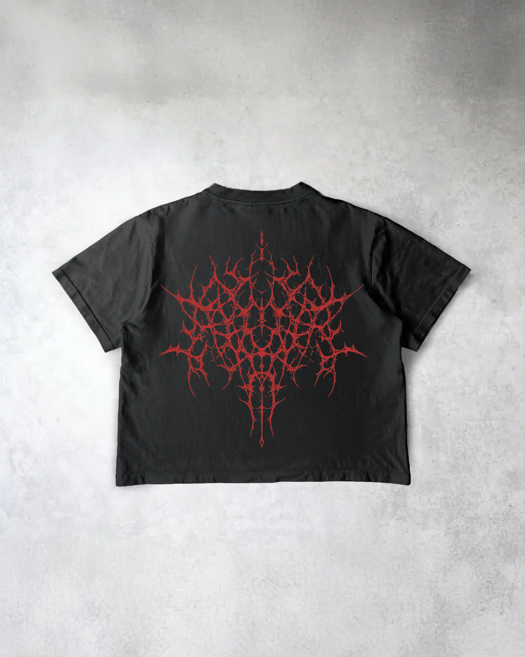 Demon Scar Red Oversized Tee