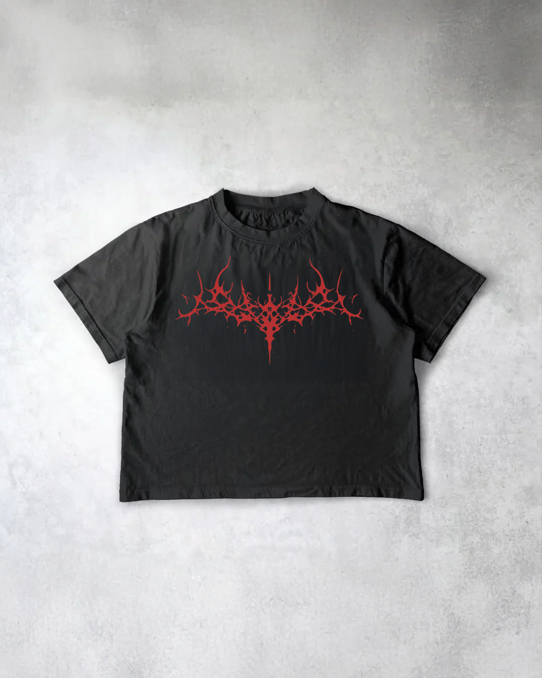 Demon Scar Red Oversized Tee