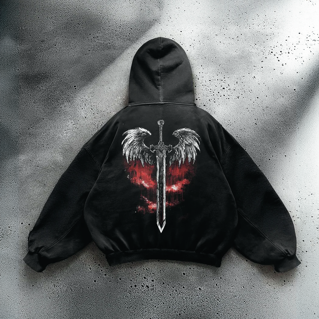 Fallen Guardian Hoodie - Senpaii