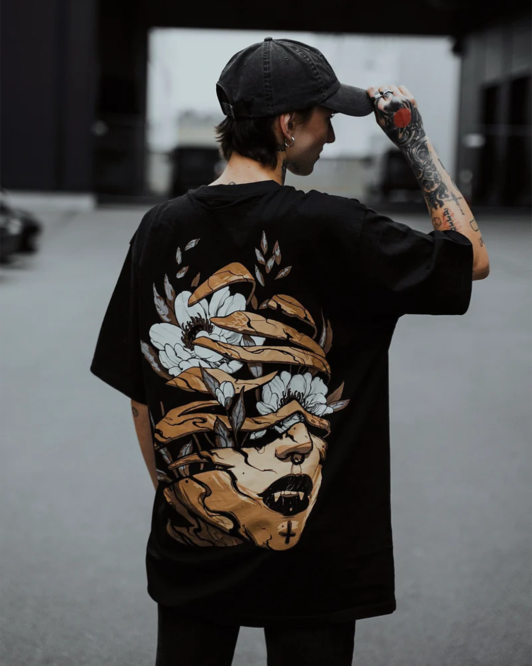 Unfeathered Oversized Graphic T-Shirt