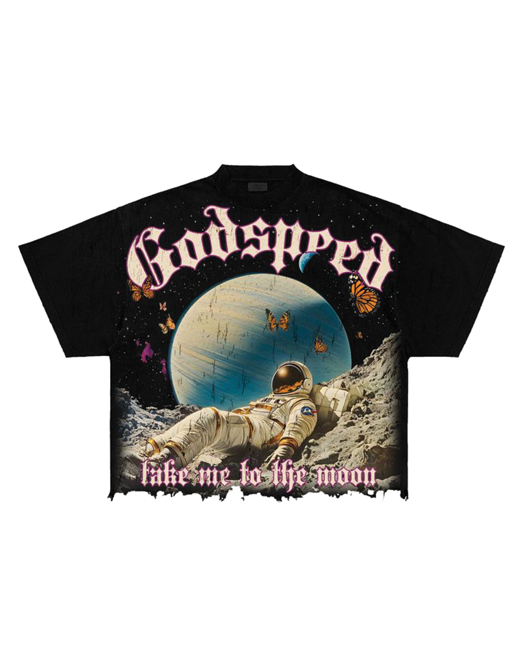 Midnight Cosmonaut Oversized T-shirt (DIY)