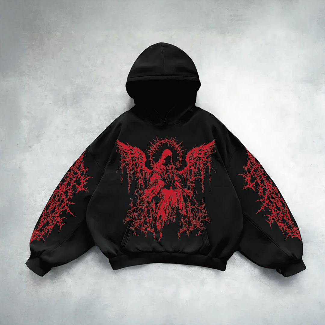 Black Sacrament Hoodie – Red Sigil Variant