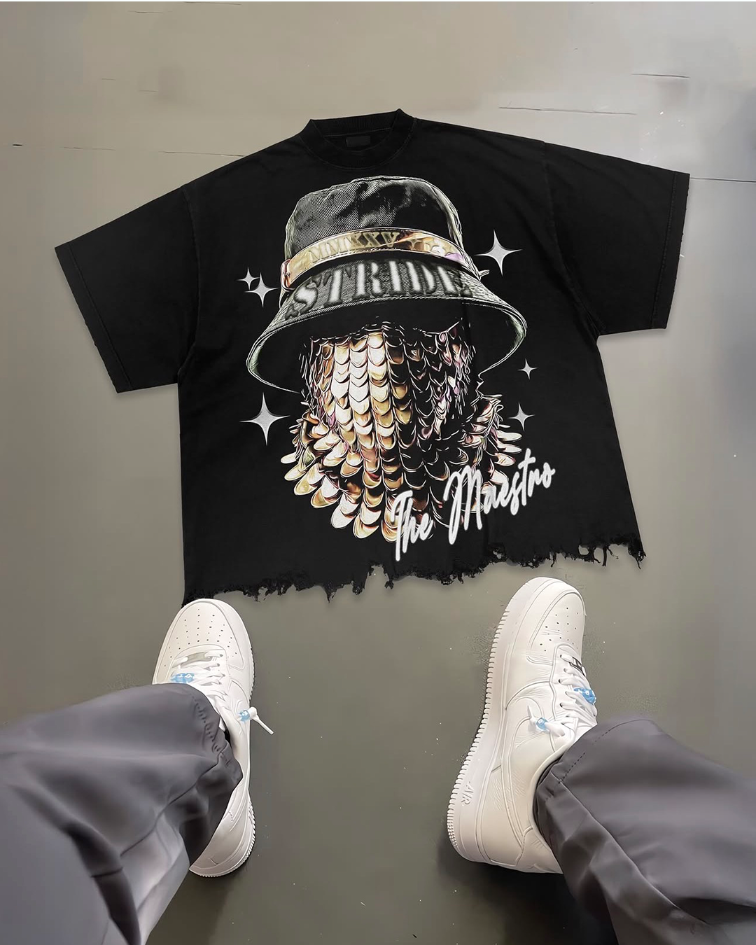 Gold Maestro Oversized T-shirt (DIY)