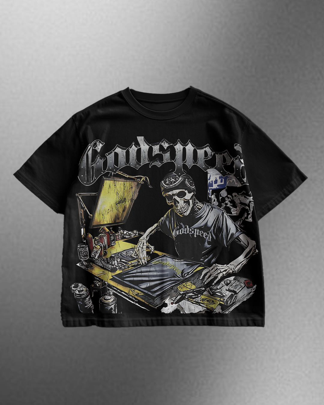 Godspeed Grind Oversized T-shirt - Senpaii