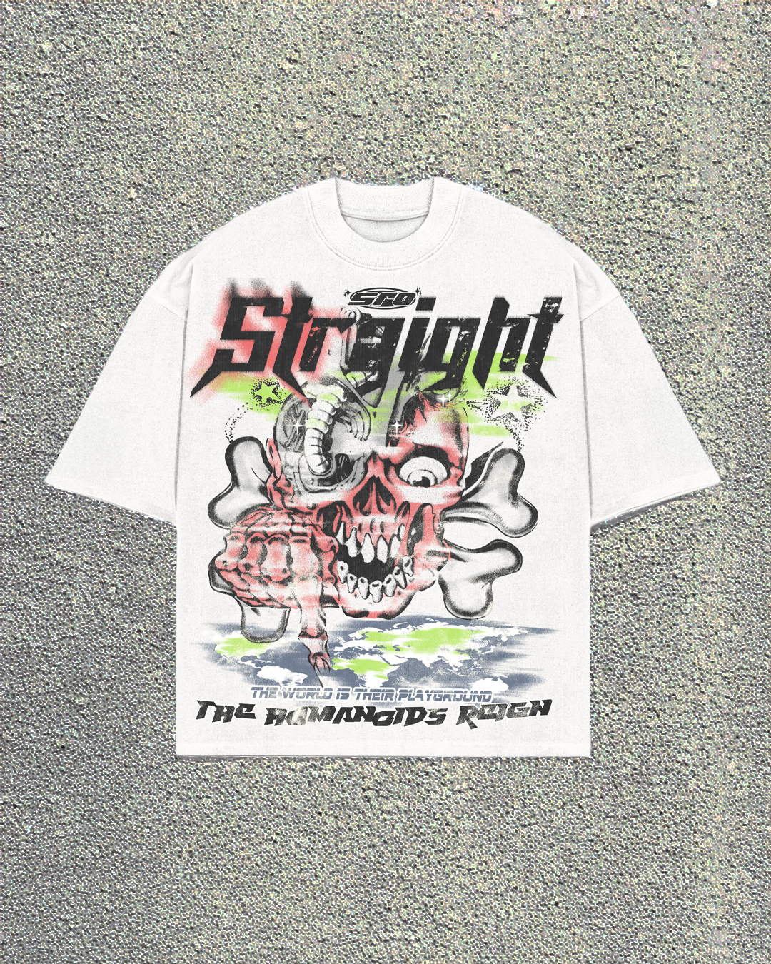 Humanoid Reign Oversized T-shirt - Senpaii