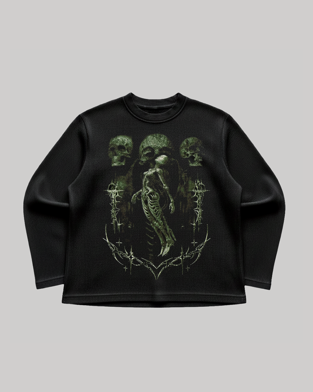 Toxic Resurrection Waffle Knit T-shirt