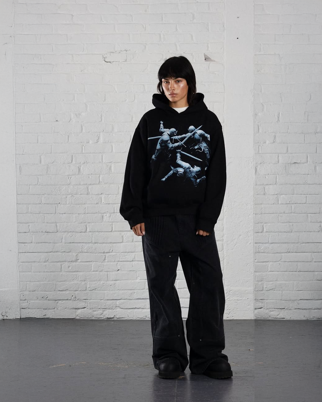 Warrior Within oversized hoodie